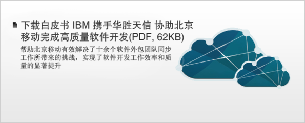 IBM中国软件外包服务 赋能智慧成长型企业创新发展